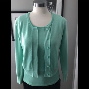 OSCAR DE LA RENTA - Cashmere/Silk Twin Set